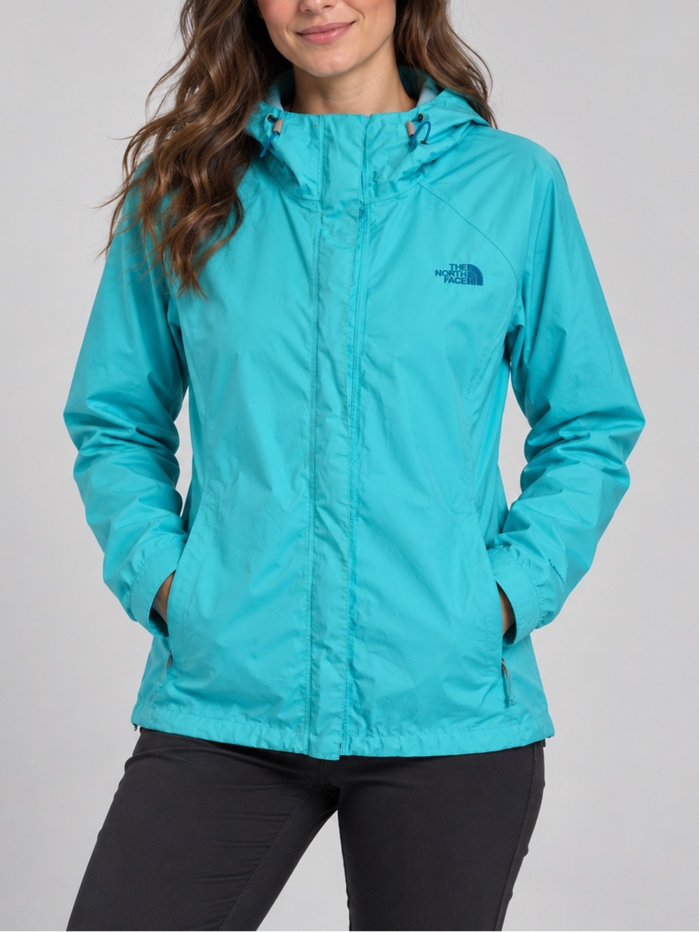 The North Face Women's Teal Hooded Ski & Snow Jacket